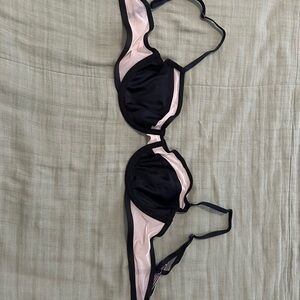 Victoria's Secret Black and Pink Bra